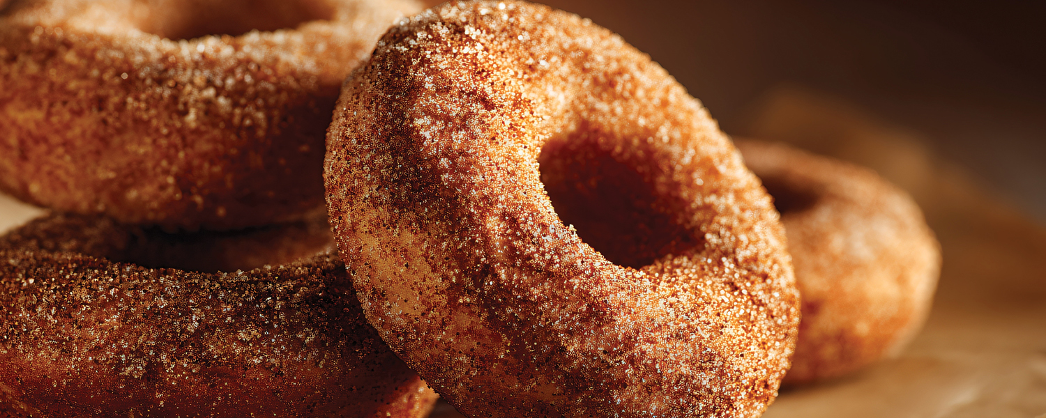 Warm Apple Donuts Dusted in Cinnamon Sugar - Sendik's Fine Foods